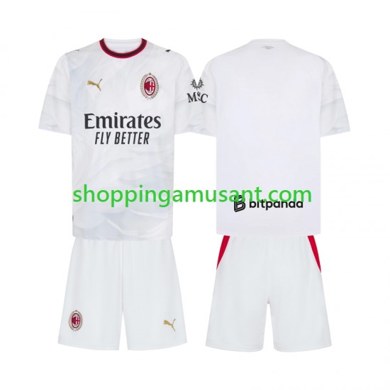 Maillot de Foot AC Milan Enfant Extérieur 2026-2027 Manche Courte
