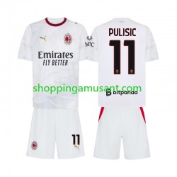 Maillot de Foot AC Milan Pulisic 11 Enfant Extérieur 2026-2027 Manche Courte