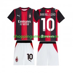 Maillot de Foot AC Milan Rafael Leao 10 Enfant Domicile 2026-2027 Manche Courte