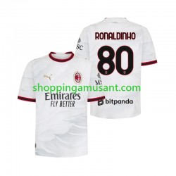Maillot de Foot AC Milan Ronaldinho 80 Homme Extérieur 2026-2027 Manche Courte