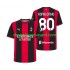 Maillot de Foot AC Milan Ronaldinho 80 Homme Domicile 2026-2027 Manche Courte