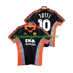 Maillot de Foot AS Rome Totti 10 Rétro Homme Neutre 1999 1998 Manche Courte