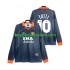 Maillot de Foot AS Rome Totti 10 2000 Rétro Homme Neutre 1999 Manche Longue