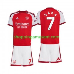 Maillot de Foot Arsenal Bukayo Saka 7 Enfant Domicile 2026-2027 Manche Courte