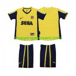 Maillot de Foot Arsenal 2000 2001 Rétro Enfant Extérieur Manche Courte