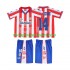 Maillot de Foot Atlético Madrid SIMEONE 14 1996 1997 Rétro Enfant Domicile Manche Courte