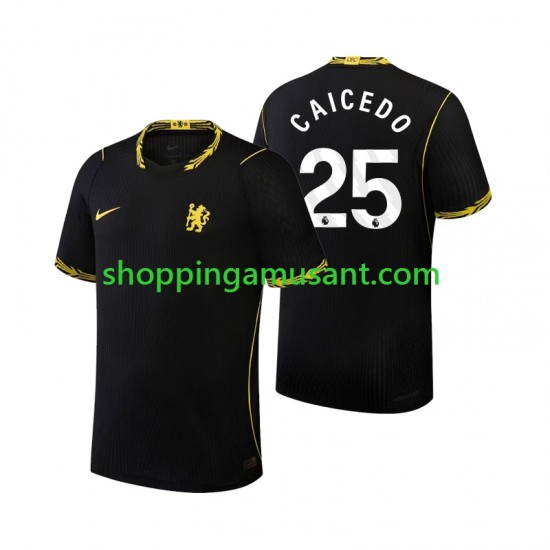 Maillot de Foot Chelsea Moises Caicedo 25 Homme Extérieur 2026-2027 Manche Courte
