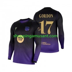 Maillot de Foot FC Barcelone Anthony Gordon 17 Homme Extérieur 2026-2027 Manche Longue