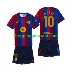 Maillot de Foot FC Barcelone Lionel Messi 10 Enfant Domicile 2026-2027 Manche Courte