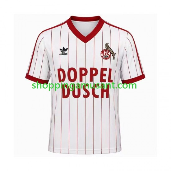 Maillot de Foot FC Cologne 1982 1983 Rétro Homme Domicile Manche Courte