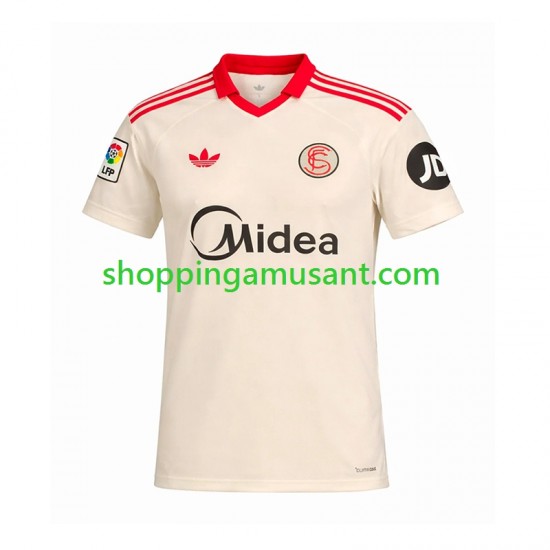 Maillot de Foot Séville FC Rétro Homme Domicile 2025-2026 Manche Courte