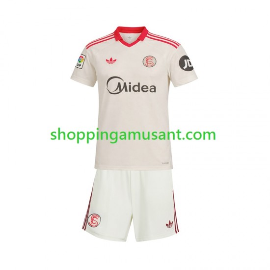 Maillot de Foot Séville FC Rétro Enfant Domicile 2025-2026 Manche Courte