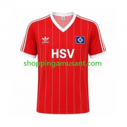 Maillot de Foot Hamburger SV 1983 Rétro Homme Extérieur Manche Courte