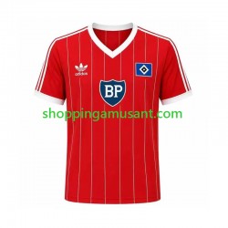 Maillot de Foot Hamburger SV 1984 Rétro Homme Extérieur Manche Courte