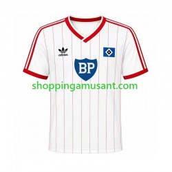 Maillot de Foot Hamburger SV 1984 Rétro Homme Domicile Manche Courte