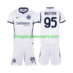 Maillot de Foot Inter Milan Alessandro Bastoni 95 Enfant Extérieur 2026-2027 Manche Courte