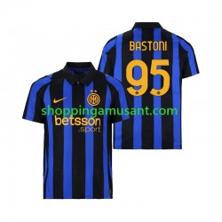 Maillot de Foot Inter Milan Alessandro Bastoni 95 Homme Domicile 2026-2027 Manche Courte