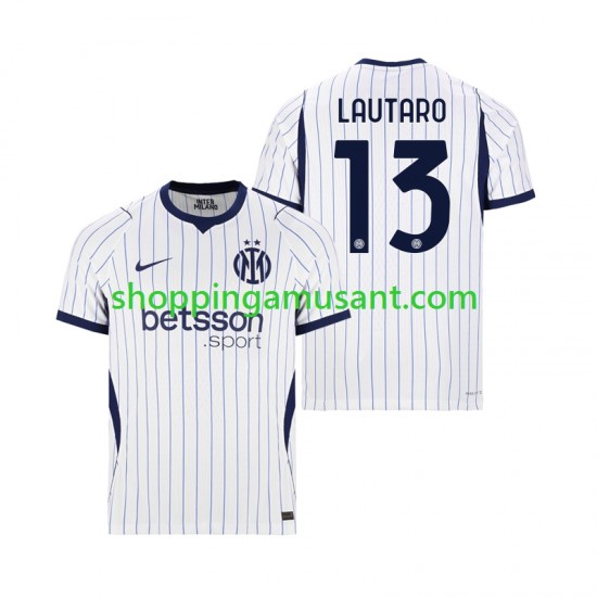 Maillot de Foot Inter Milan Lautaro Martinez 13 Homme Extérieur 2026-2027 Manche Courte
