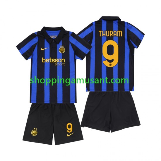 Maillot de Foot Inter Milan Marcus Thuram 9 Enfant Domicile 2026-2027 Manche Courte