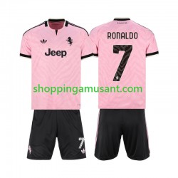 Maillot de Foot Juventus Cristiano Ronaldo 7 Enfant Extérieur 2026-2027 Manche Courte