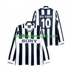 Maillot de Foot Juventus DEL PIERO 10 1997 Rétro Homme Domicile Manche Longue