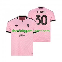 Maillot de Foot Juventus Jonathan David 30 Homme Extérieur 2026-2027 Manche Courte