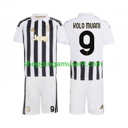 Maillot de Foot Juventus Randal Kolo Muani 9 Enfant Domicile 2026-2027 Manche Courte