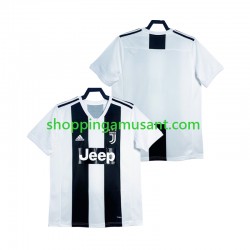 Maillot de Foot Juventus 2018 2019 Rétro Homme Domicile Manche Courte