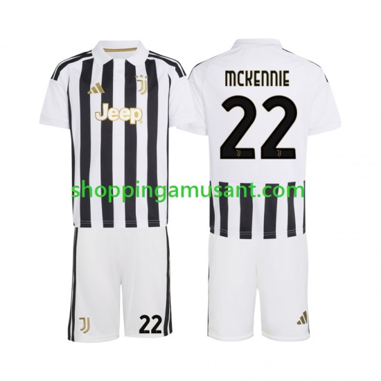 Maillot de Foot Juventus Weston McKennie 22 Enfant Domicile 2026-2027 Manche Courte