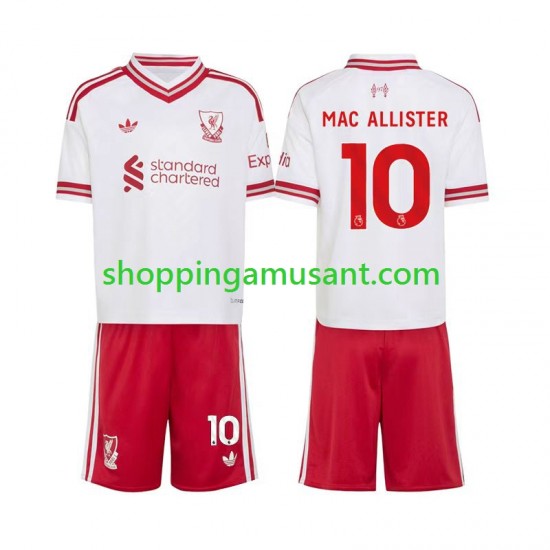 Maillot de Foot Liverpool Alexis Mac Allister 10 Enfant Extérieur 2026-2027 Manche Courte