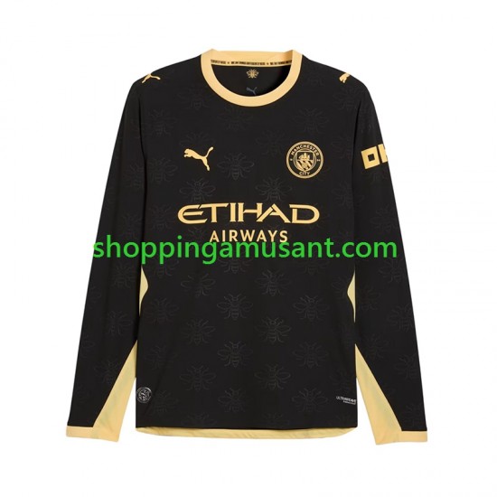Maillot de Foot Manchester City Homme Extérieur 2026-2027 Manche Longue