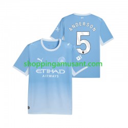 Maillot de Foot Manchester City Elliot Anderson 5 Homme Domicile 2026-2027 Manche Courte