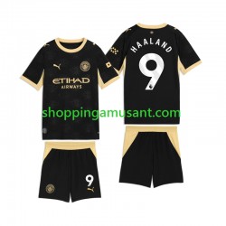 Maillot de Foot Manchester City Erling Haaland 9 Enfant Extérieur 2026-2027 Manche Courte
