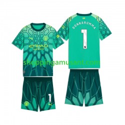 Maillot de Foot Manchester City Gianluigi Donnarumma 1 Gardien Enfant Domicile 2026-2027 Manche Courte