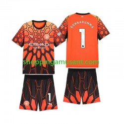 Maillot de Foot Manchester City Gianluigi Donnarumma 1 Gardien Enfant Neutre 2026-2027 Manche Courte