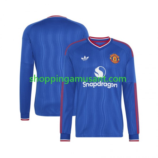 Maillot de Foot Manchester United Homme Extérieur 2026-2027 Manche Longue