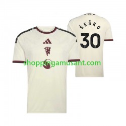 Maillot de Foot Manchester United Benjamin Sesko 30 Homme Neutre 2026-2027 Manche Courte