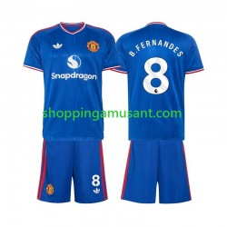 Maillot de Foot Manchester United Bruno Fernandes 8 Enfant Extérieur 2026-2027 Manche Courte