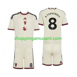 Maillot de Foot Manchester United Bruno Fernandes 8 Enfant Neutre 2026-2027 Manche Courte