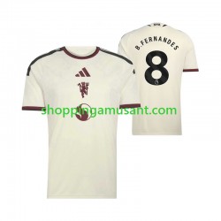 Maillot de Foot Manchester United Bruno Fernandes 8 Homme Neutre 2026-2027 Manche Courte