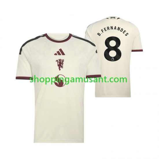 Maillot de Foot Manchester United Bruno Fernandes 8 Homme Neutre 2026-2027 Manche Courte