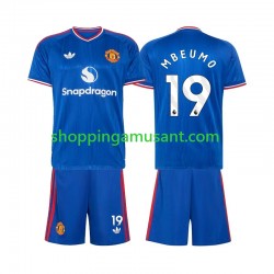 Maillot de Foot Manchester United Bryan Mbeumo 19 Enfant Extérieur 2026-2027 Manche Courte