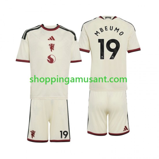 Maillot de Foot Manchester United Bryan Mbeumo 19 Enfant Neutre 2026-2027 Manche Courte