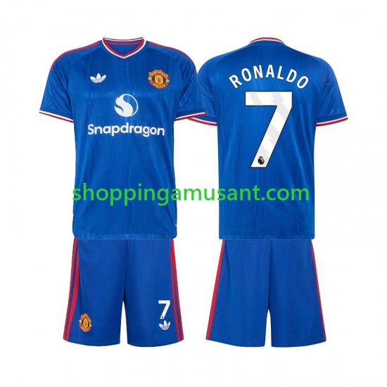Maillot de Foot Manchester United Cristiano Ronaldo 7 Enfant Extérieur 2026-2027 Manche Courte