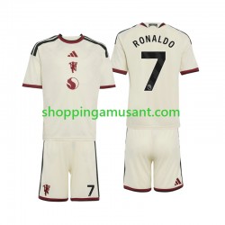 Maillot de Foot Manchester United Cristiano Ronaldo 7 Enfant Neutre 2026-2027 Manche Courte