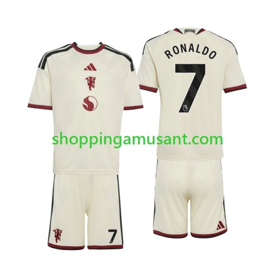 Maillot de Foot Manchester United Cristiano Ronaldo 7 Enfant Neutre 2026-2027 Manche Courte