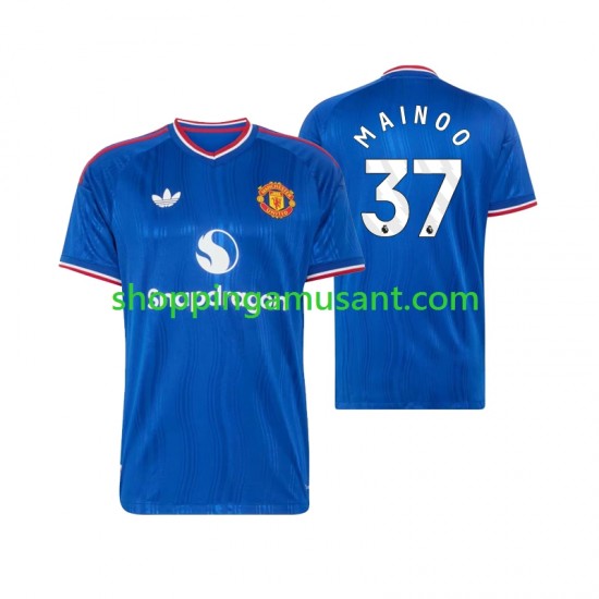 Maillot de Foot Manchester United Kobbie Mainoo 37 Homme Extérieur 2026-2027 Manche Courte