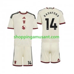 Maillot de Foot Manchester United Marcus Rashford 14 Enfant Neutre 2026-2027 Manche Courte