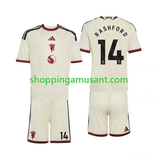 Maillot de Foot Manchester United Marcus Rashford 14 Enfant Neutre 2026-2027 Manche Courte