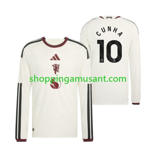 Maillot de Foot Manchester United Matheus Cunha 10 Homme Neutre 2026-2027 Manche Longue